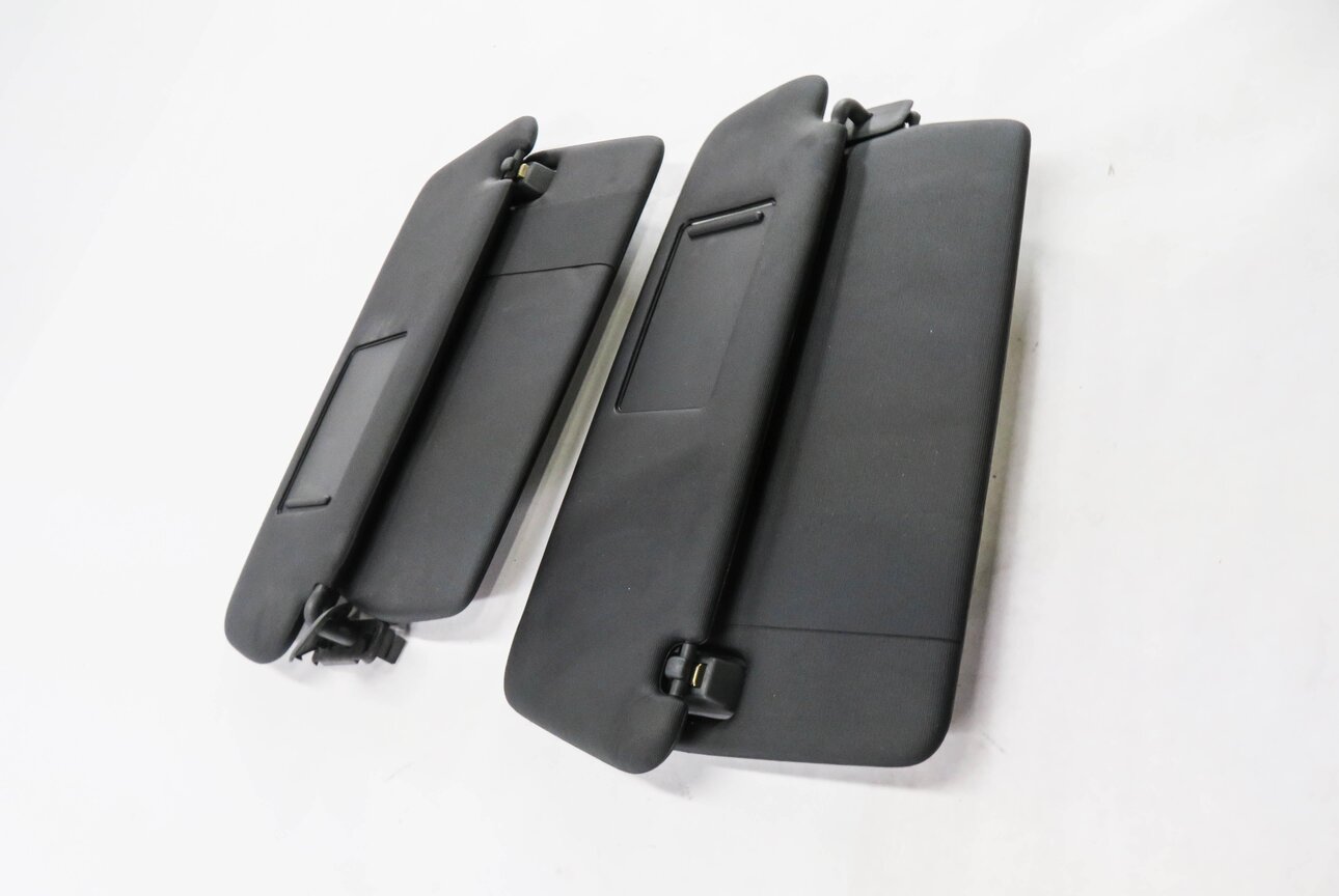 Thumbnail 5: 2011-2014 PORSCHE CAYENNE (958) FRONT LEFT & RIGHT SUNVISOR SHADE SET (BLACK)