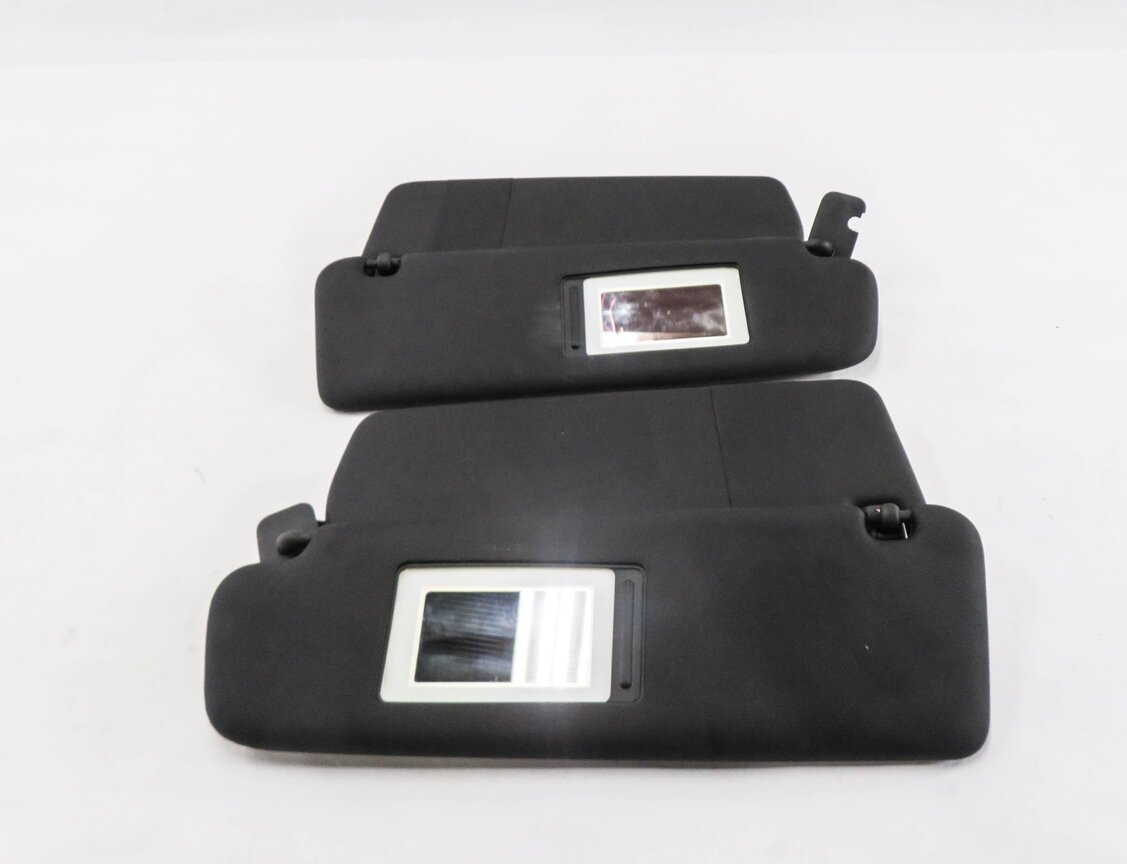 Thumbnail 7: 2011-2014 PORSCHE CAYENNE (958) FRONT LEFT & RIGHT SUNVISOR SHADE SET (BLACK)