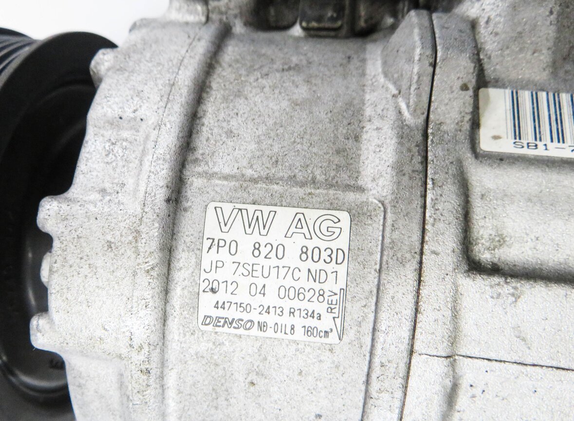Thumbnail 10: 2013-2016 PORSCHE CAYENNE (958) 3.0L DIESEL ENGINE - A/C COMPRESSOR PUMP