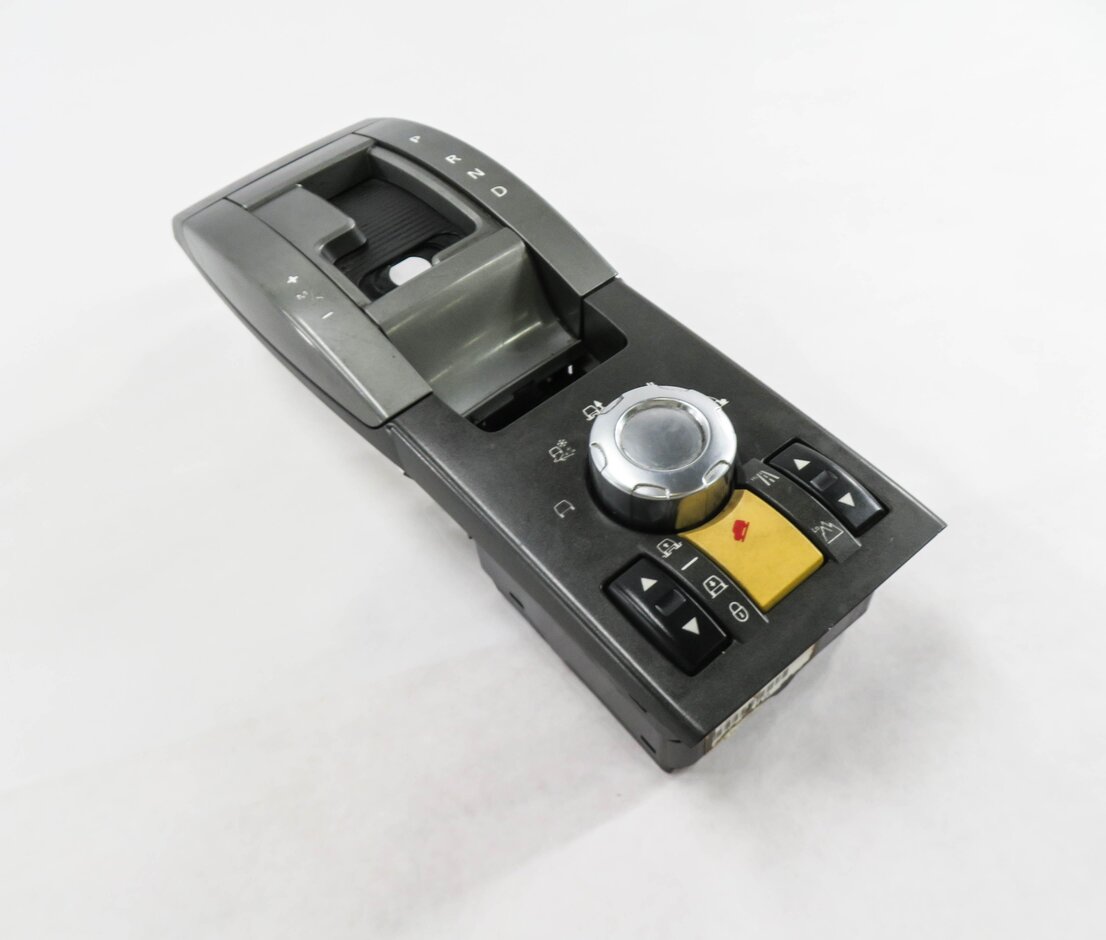 2007 RANGE ROVER SPORT (L320) GEAR SHIFTER TRIM w/ TERRAIN CONTROL SWITCH BUTTON