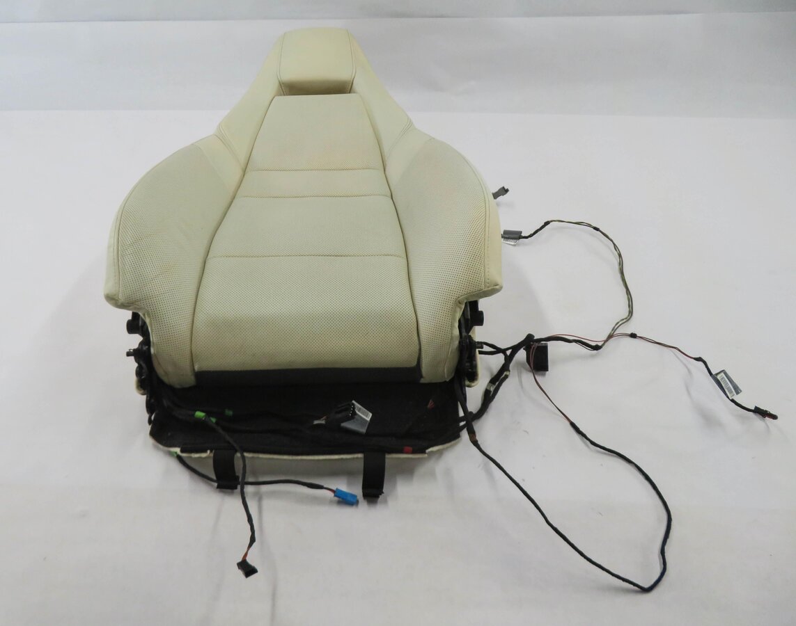 2010 PORSCHE PANAMERA (970) PASSENGER UPPER TOP HEATED SEAT CUSHION (CREAM)