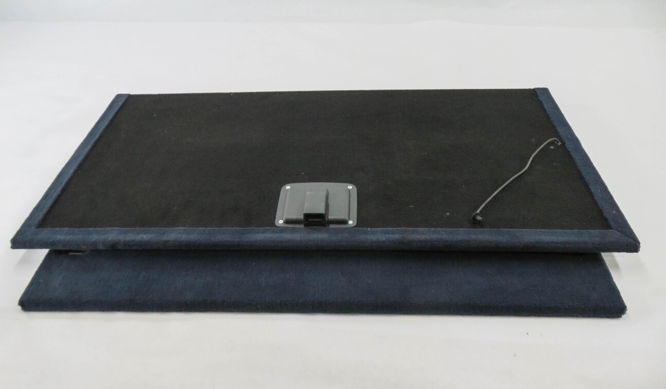 Thumbnail 5: 2010 PORSCHE PANAMERA (970) REAR TRUNK CARGO FLOOR SPARE TIRE COVER (BLUE)