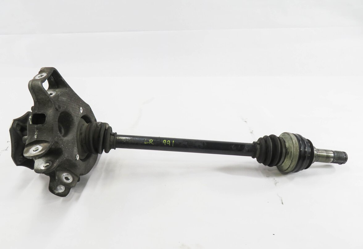Thumbnail 2: 2010-2013 PORSCHE PANAMERA (970 G1) LEFT DRIVER REAR AXLE SHAFT w/ KNUCKLE