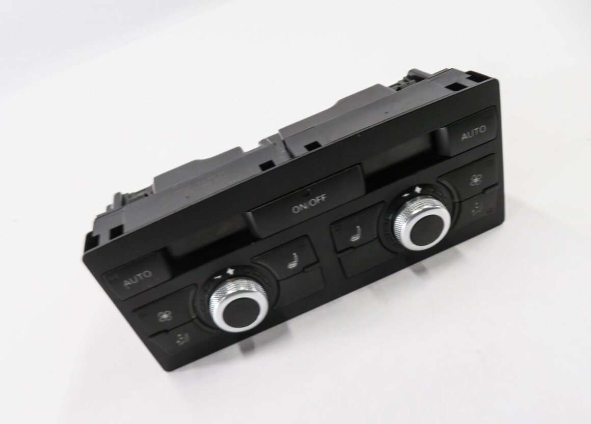 2010-2012 AUDI Q7 (4L) REAR HEATER A/C TEMPERATURE CONTROL PANEL w/ HEATED SEAT