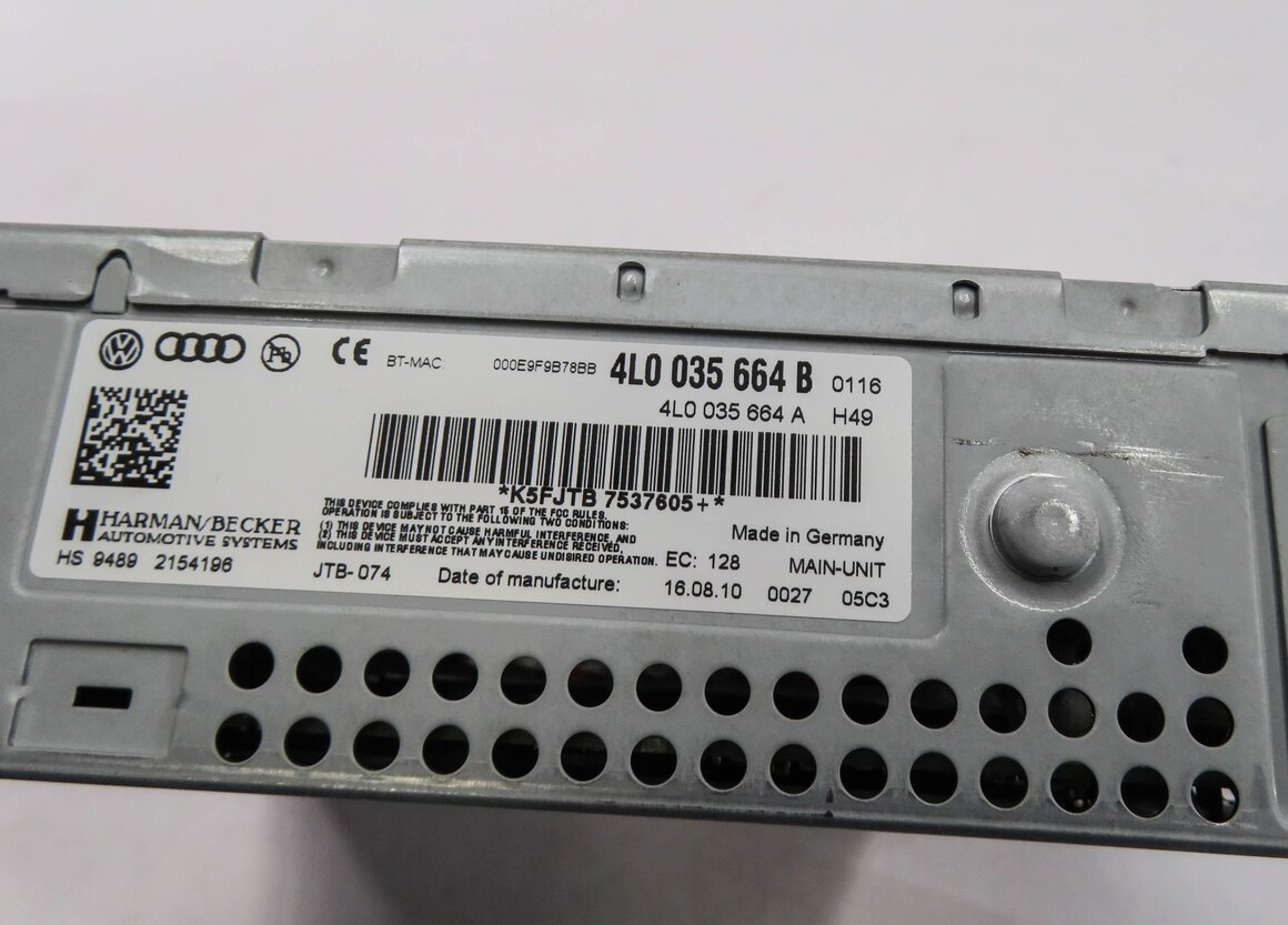Thumbnail 7: 2010-2011 AUDI Q7 (4L) RADIO STEREO CD SD SIM MMI MULTIMEDIA PLAYER