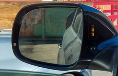 Thumbnail 2: 2010-2012 AUDI Q7 (4L) LEFT P-FOLD AUTODIM MEMORY DOOR MIRROR (ORCA BLACK)