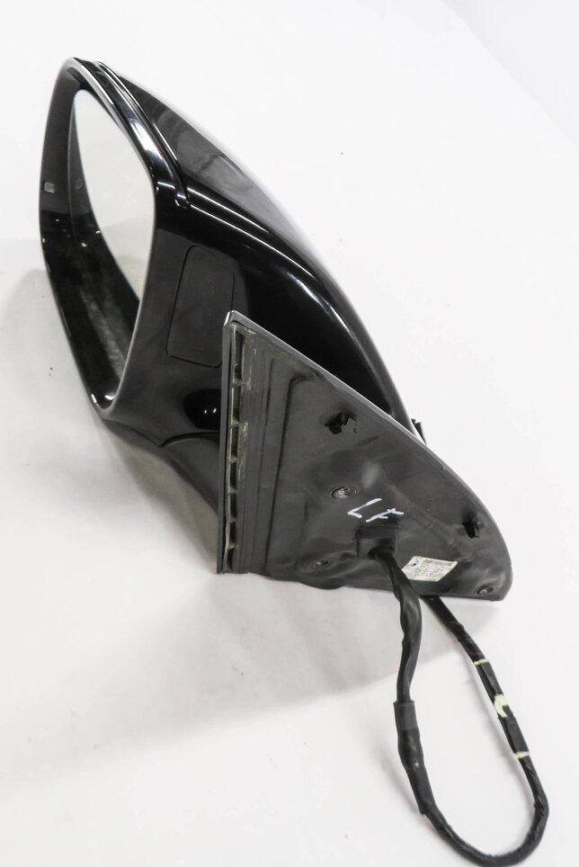 Thumbnail 5: 2010-2012 AUDI Q7 (4L) LEFT P-FOLD AUTODIM MEMORY DOOR MIRROR (ORCA BLACK)