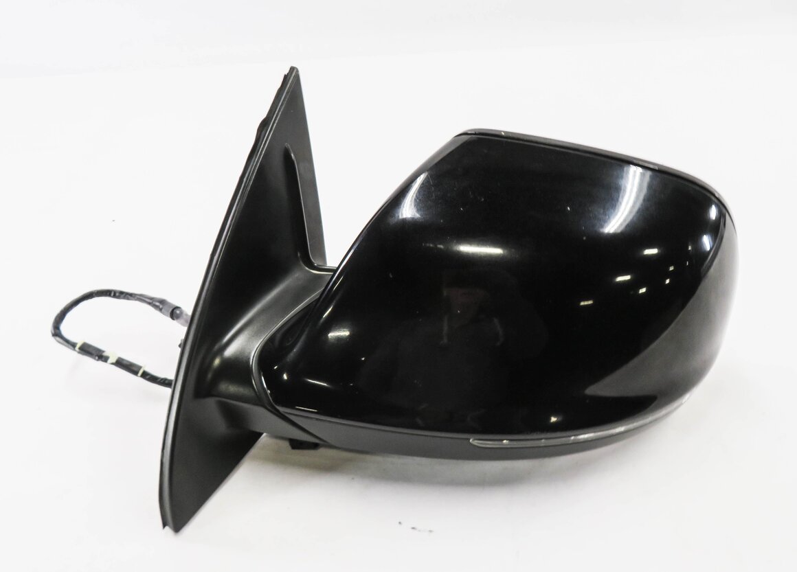 Thumbnail 7: 2010-2012 AUDI Q7 (4L) LEFT P-FOLD AUTODIM MEMORY DOOR MIRROR (ORCA BLACK)