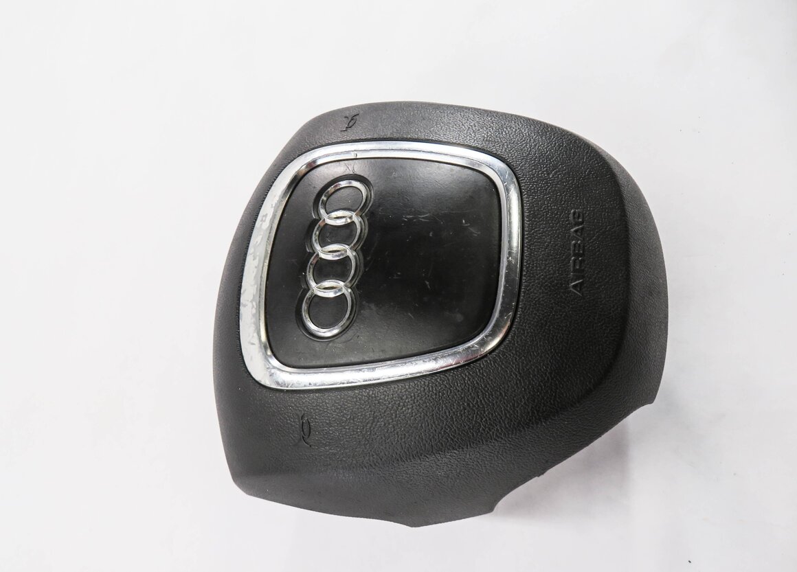 Thumbnail 3: 2011-2015 AUDI Q7 (4L) LEFT DRIVER STEERING WHEEL AIRBAG (BLACK)