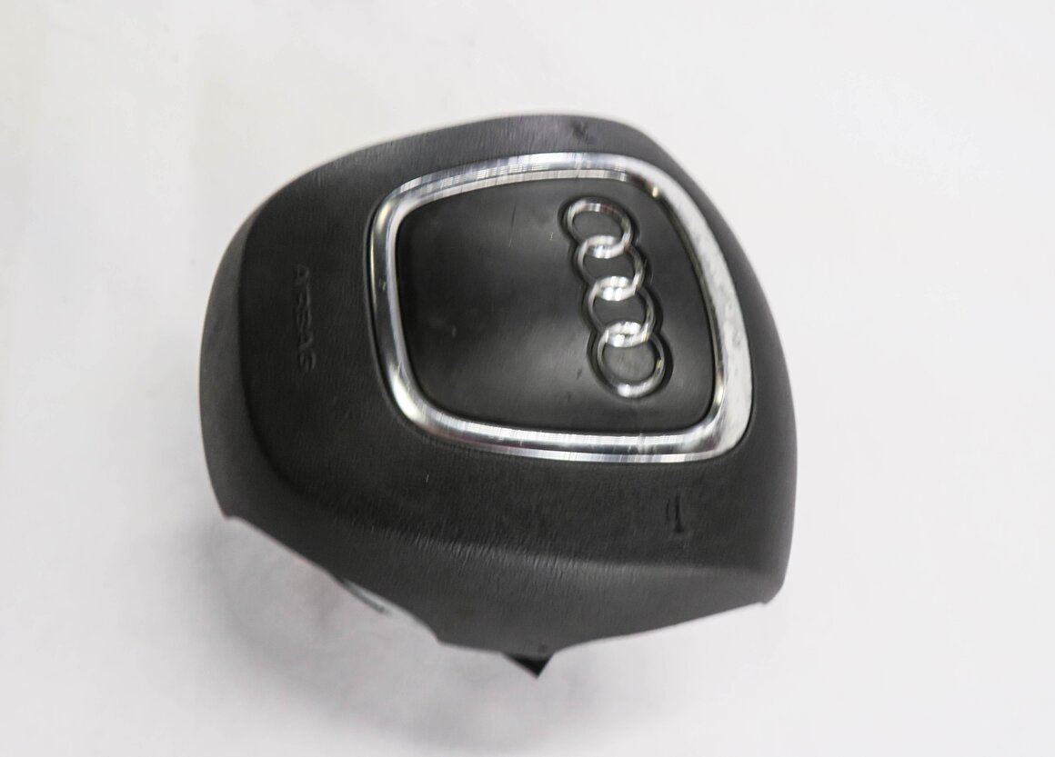 Thumbnail 4: 2011-2015 AUDI Q7 (4L) LEFT DRIVER STEERING WHEEL AIRBAG (BLACK)
