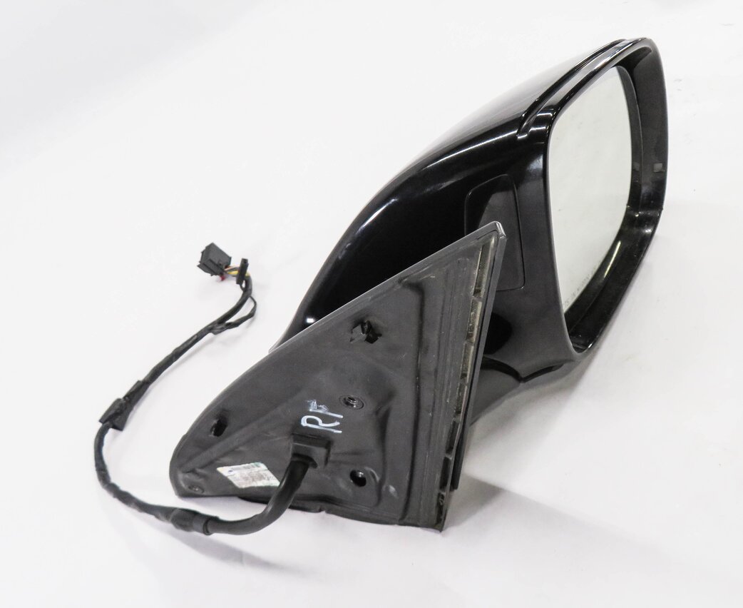 Thumbnail 5: 2010-2012 AUDI Q7 (4L) RIGHT P-FOLD AUTODIM MEMORY DOOR MIRROR (ORCA BLACK)