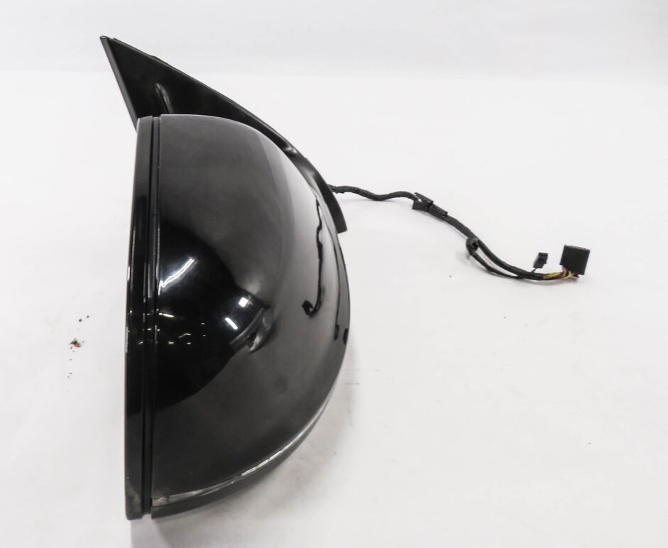 Thumbnail 6: 2010-2012 AUDI Q7 (4L) RIGHT P-FOLD AUTODIM MEMORY DOOR MIRROR (ORCA BLACK)