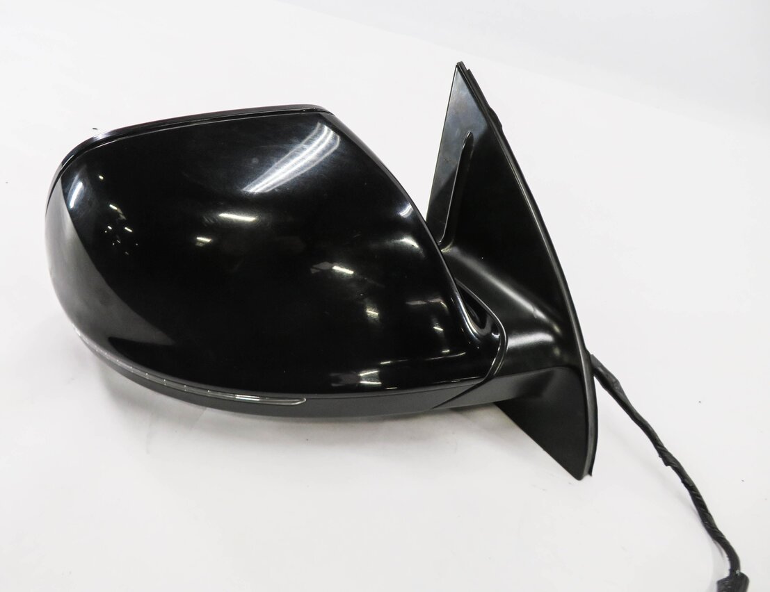 Thumbnail 7: 2010-2012 AUDI Q7 (4L) RIGHT P-FOLD AUTODIM MEMORY DOOR MIRROR (ORCA BLACK)