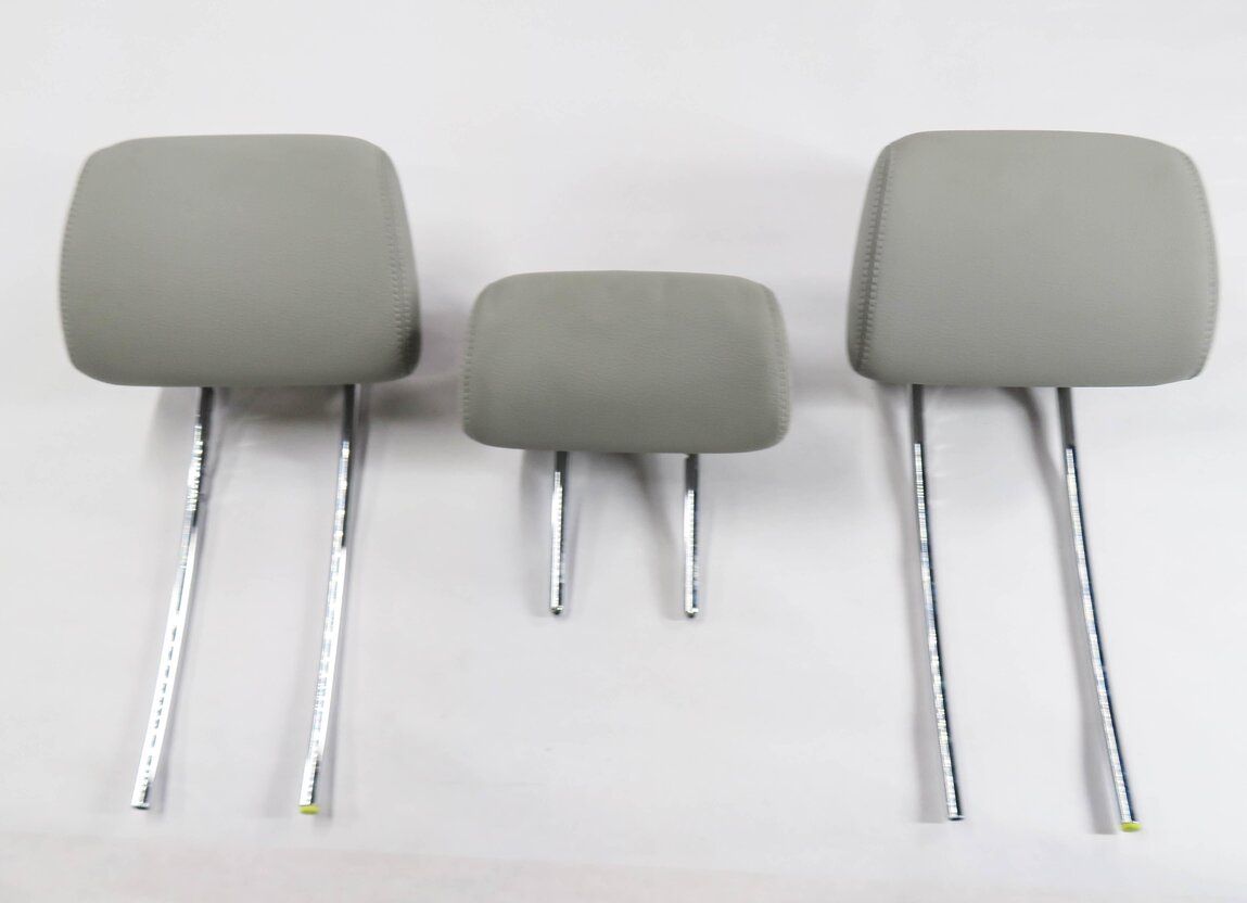 Thumbnail 2: 2012 MERCEDES E350 (W212) REAR SEAT - LEFT / CENTER / RIGHT HEADREST SET (GRAY)
