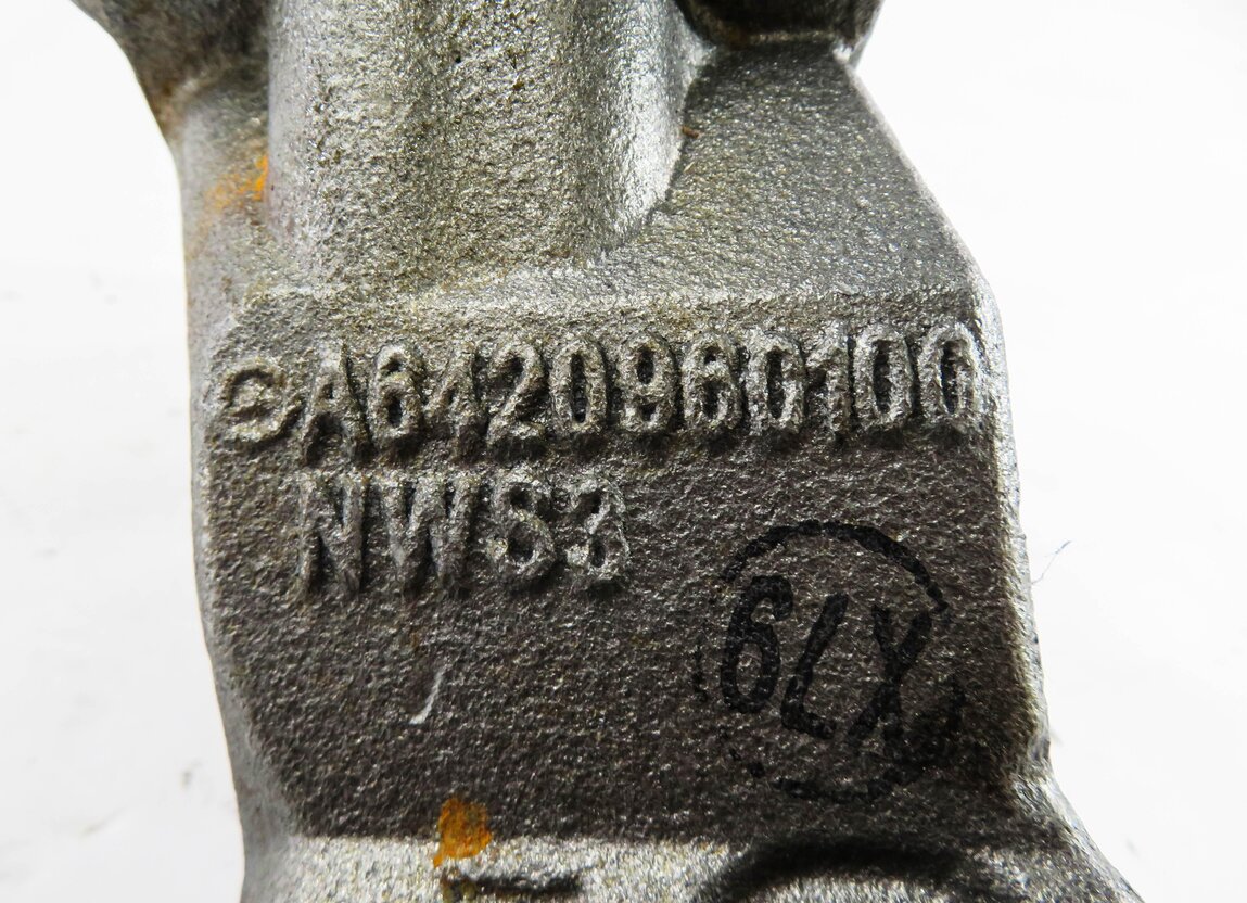 Thumbnail 6: 2012 MERCEDES E350 (W212) 3.0L OM642 DIESEL ENGINE - TURBOCHARGER PEDESTAL MOUNT