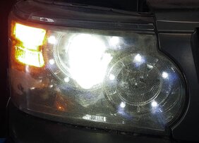 Thumbnail 2: 10-11 RANGE ROVER SPORT (L320) RIGHT PASSENGER HID ADAPTIVE XENON HEADLIGHT LAMP