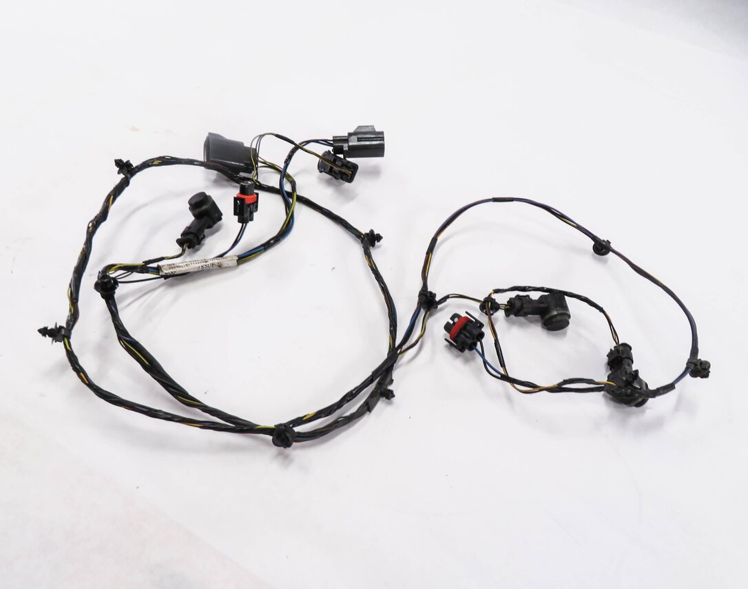 2010 RANGE ROVER SPORT (L320) FRONT PDC PARK SENSOR SET w/ HARNESS (BLACK 820)