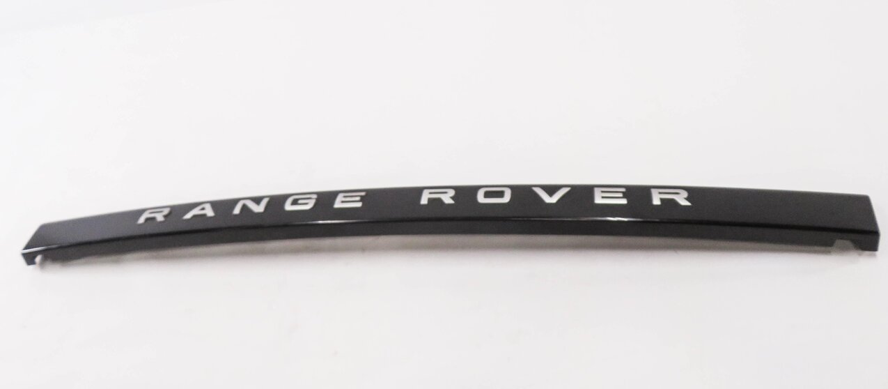 2010 RANGE ROVER SPORT (L320) REAR TRUNK TRIM PANEL w/ LETTERING (BLACK 820)