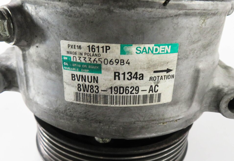 Thumbnail 8: 2010-2013 LAND ROVER LR4 - RANGE ROVER SPORT (L320) A/C AIR COMPRESSOR PUMP