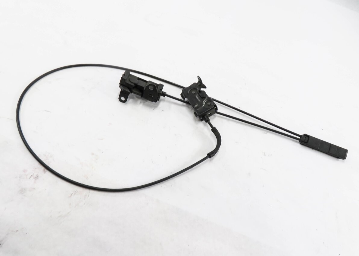 2013 MERCEDES E350 (W212) FRONT LEFT & RIGHT LOWER HOOD LOCK LATCH SET w/ CABLE