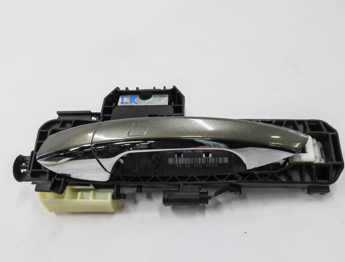 Thumbnail 5: 08-14 MERCEDES C300 C350 E350 E550 - LEFT REAR KEYLESS GO DOOR HANDLE (GRAY)
