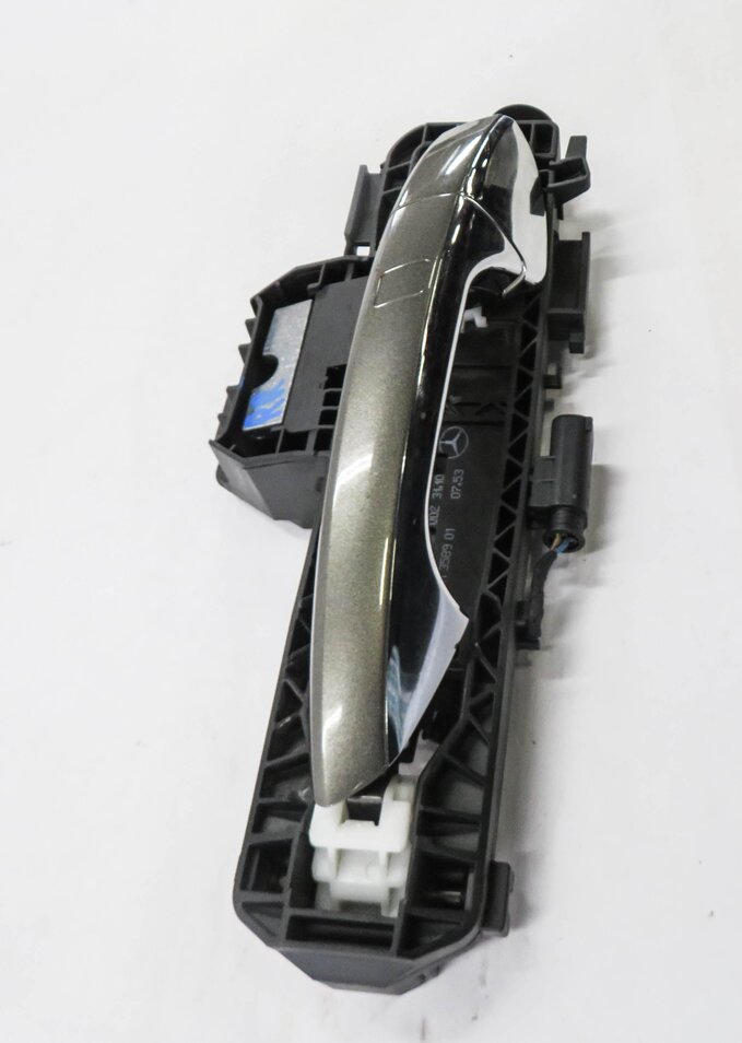 Thumbnail 4: 08-14 MERCEDES C300 C350 E350 E550 - RIGHT REAR KEYLESS GO DOOR HANDLE (GRAY)