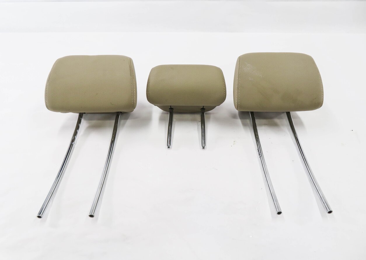 Thumbnail 2: 2013 MERCEDES E350 (W212) REAR SEAT HEADREST SET-3 (BEIGE 105A)
