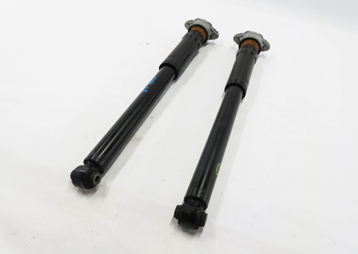 2013 MERCEDES E350 (W212) LEFT & RIGHT REAR SUSPENSION SHOCK STRUT SET-2