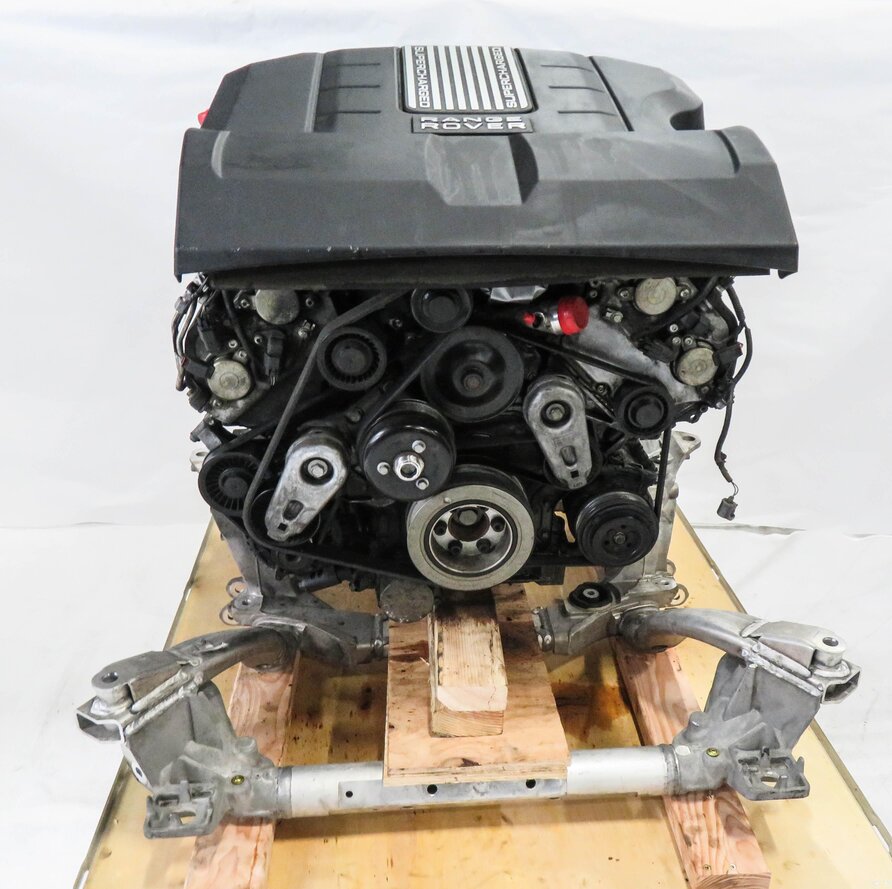 Thumbnail 3: 2014 RANGE ROVER SPORT (L494) 3.0L SUPERCHARGED ENGINE ASSEMBLY (139k)
