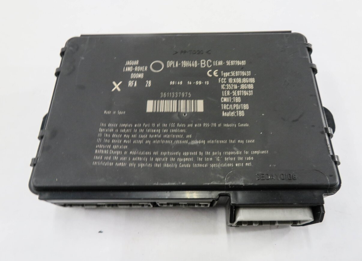 Thumbnail 7: 14 RANGE ROVER SPORT (L494) 3.0L SUPERCHARGED ENGINE IMMOBILIZER MODULE KEY SET
