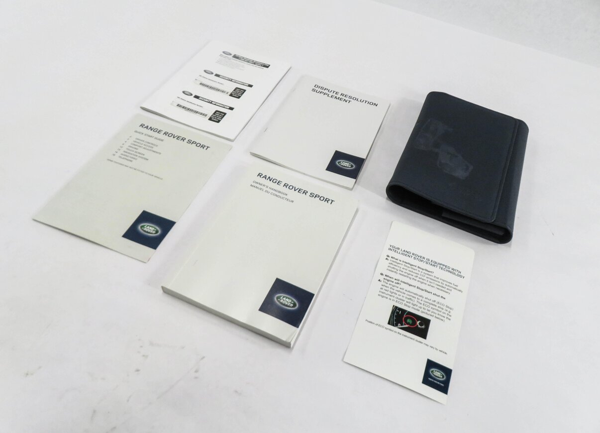 2014 RANGE ROVER SPORT (L494) OWNERS MANUAL GUIDE BOOK BOOKLET SET w/ CASE