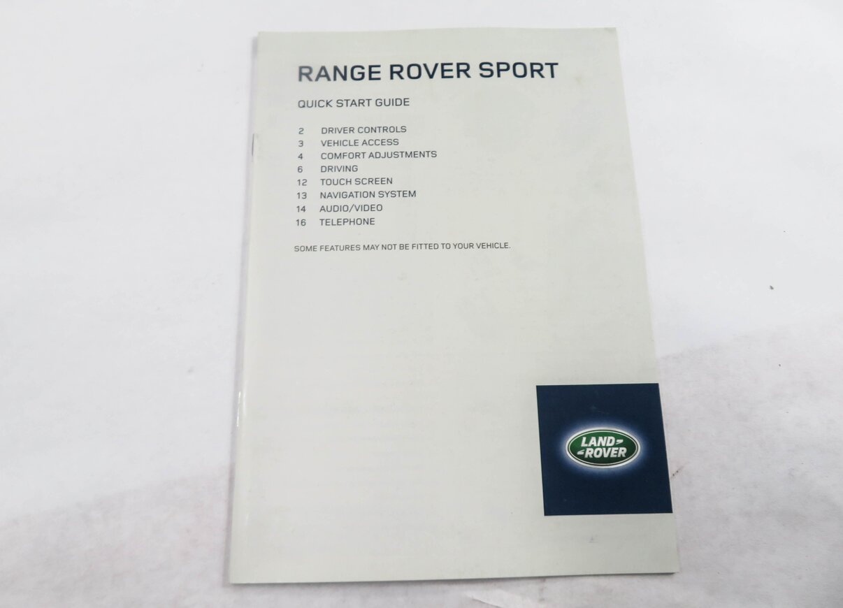 Thumbnail 6: 2014 RANGE ROVER SPORT (L494) OWNERS MANUAL GUIDE BOOK BOOKLET SET w/ CASE