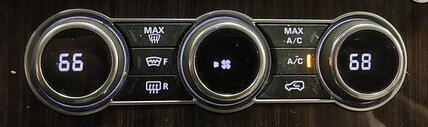 Thumbnail 2: 2014-2015 RANGE ROVER SPORT (L405 L494) FRONT HEATER A/C TEMPERATURE CONTROL