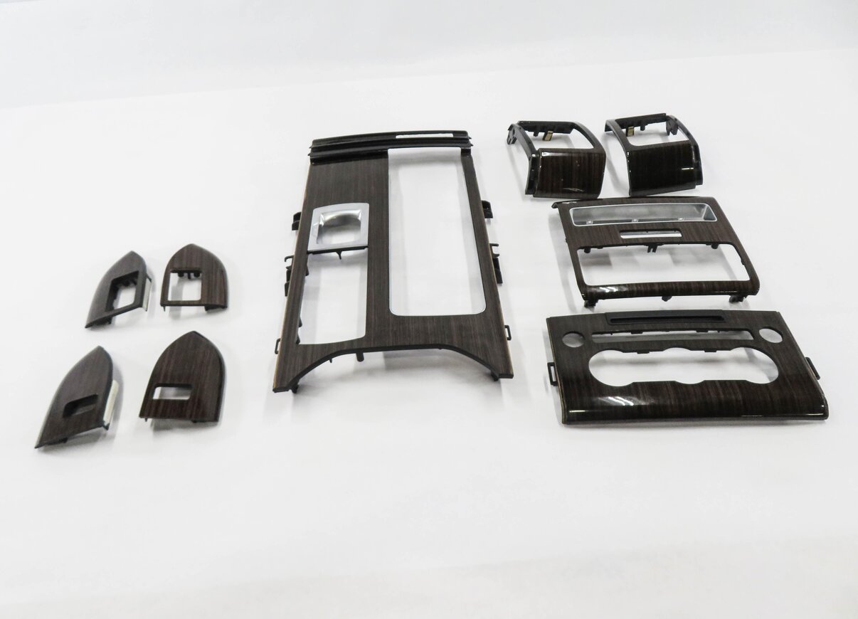 Thumbnail 11: 2014 RANGE ROVER SPORT (L494) DASH DOOR CONSOLE WOOD TRIM SET (SHADOW ZEBRANO)