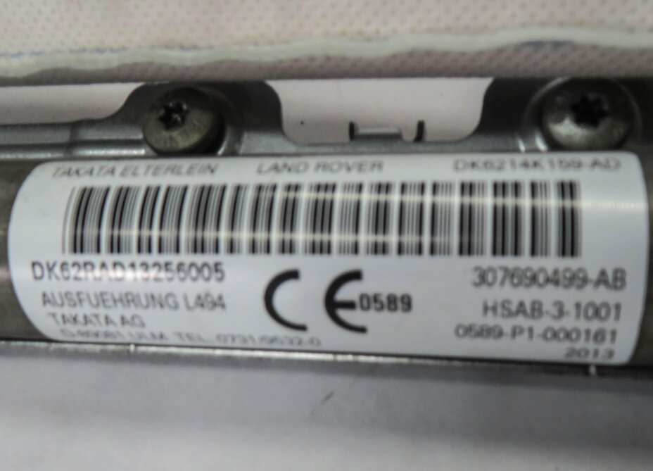 Thumbnail 6: 2014-2020 RANGE ROVER SPORT (L494) RIGHT PASSENGER SIDE CURTAIN AIRBAG AIR BAG