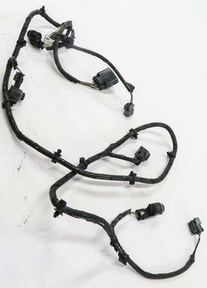 Thumbnail 4: 2014 RANGE ROVER SPORT (L494) REAR PDC PARK SENSOR SET w/ HARNESS (BLACK)