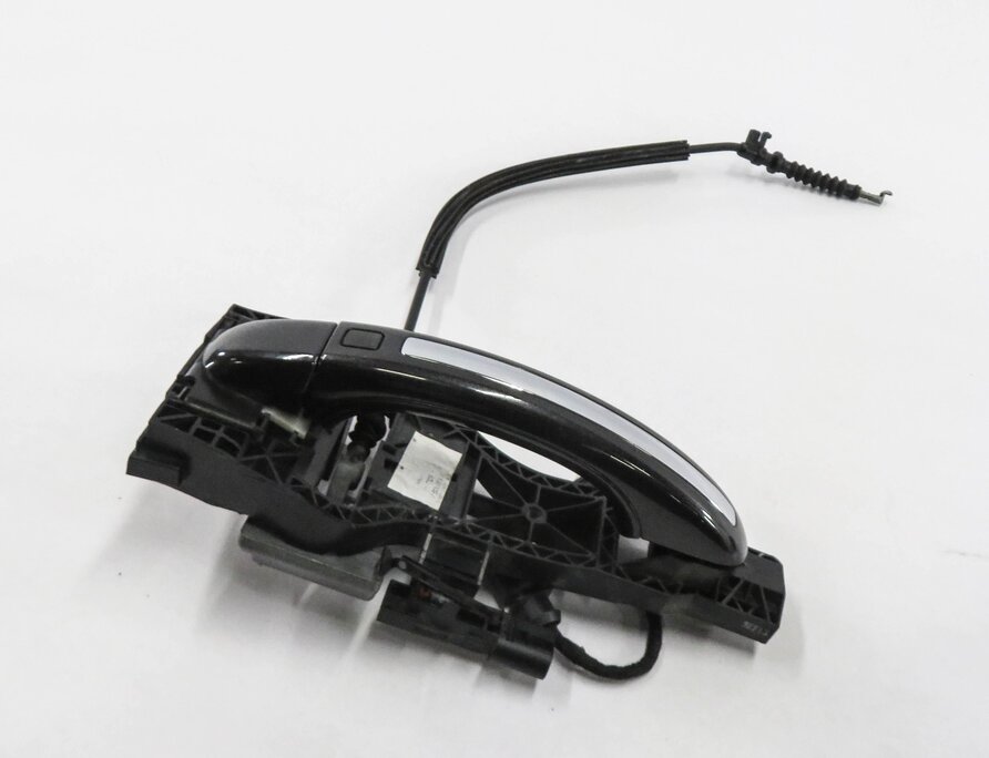 2007-2015 AUDI Q7 (4L) LEFT REAR KEYLESS ENTRY DOOR HANDLE (LAVA GRAY PEARL)