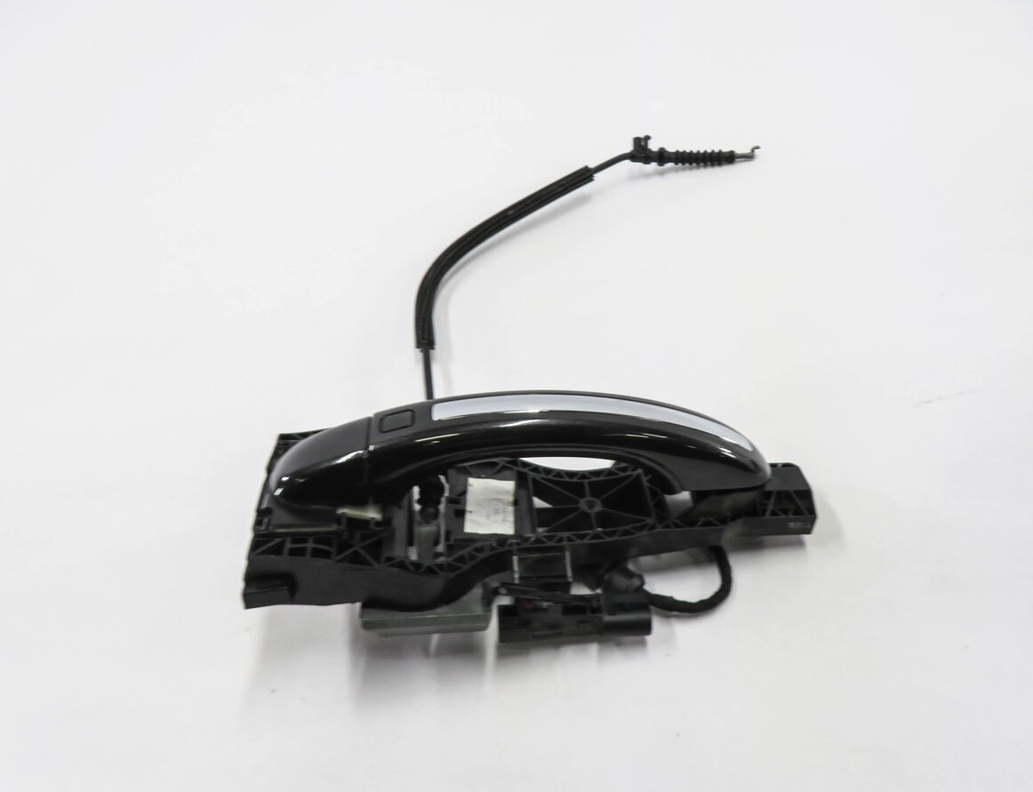 Thumbnail 2: 2007-2015 AUDI Q7 (4L) LEFT REAR KEYLESS ENTRY DOOR HANDLE (LAVA GRAY PEARL)
