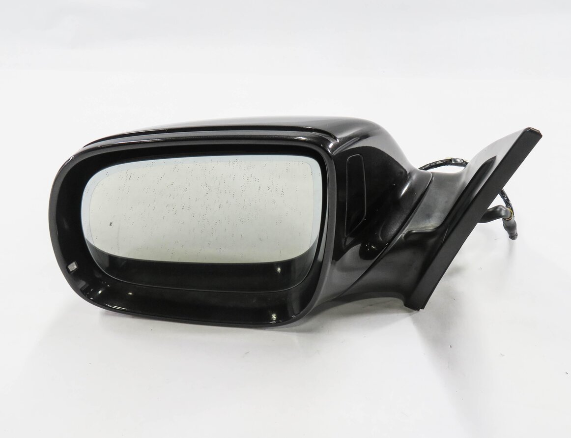 Thumbnail 3: 2013-2015 AUDI Q7 (4L) LEFT DRIVER P-FOLD BLIND SPOT DOOR MIRROR (LAVA GRAY)
