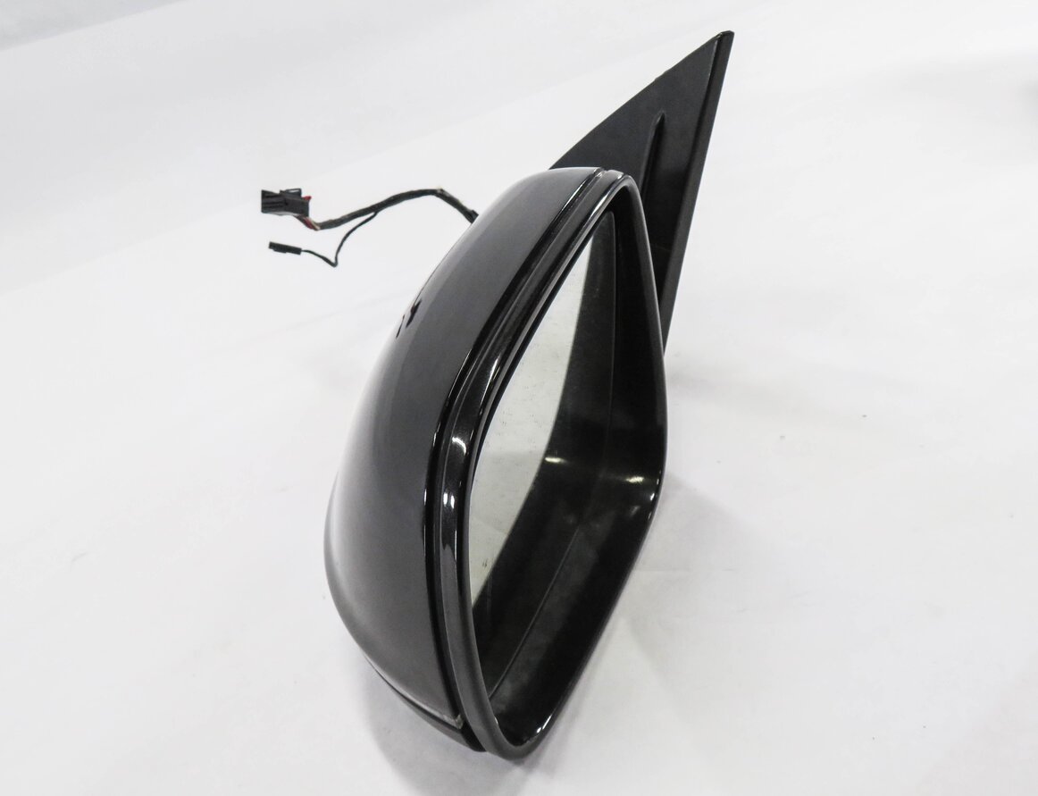 Thumbnail 5: 2013-2015 AUDI Q7 (4L) LEFT DRIVER P-FOLD BLIND SPOT DOOR MIRROR (LAVA GRAY)