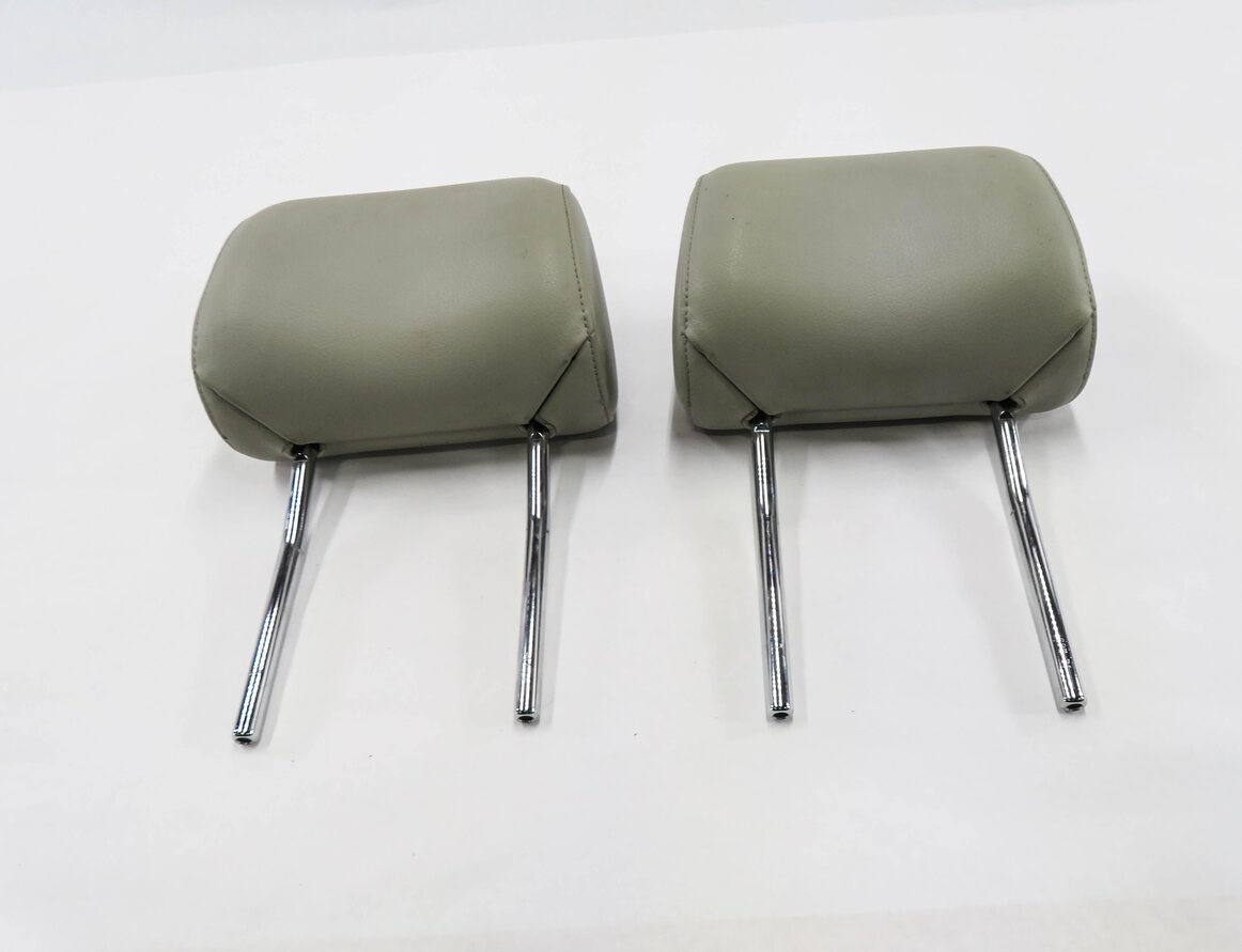 Thumbnail 2: 2014 AUDI Q7 (4L) FRONT LEFT & RIGHT SEAT HEADREST SET-2 (GRAY LEATHER)