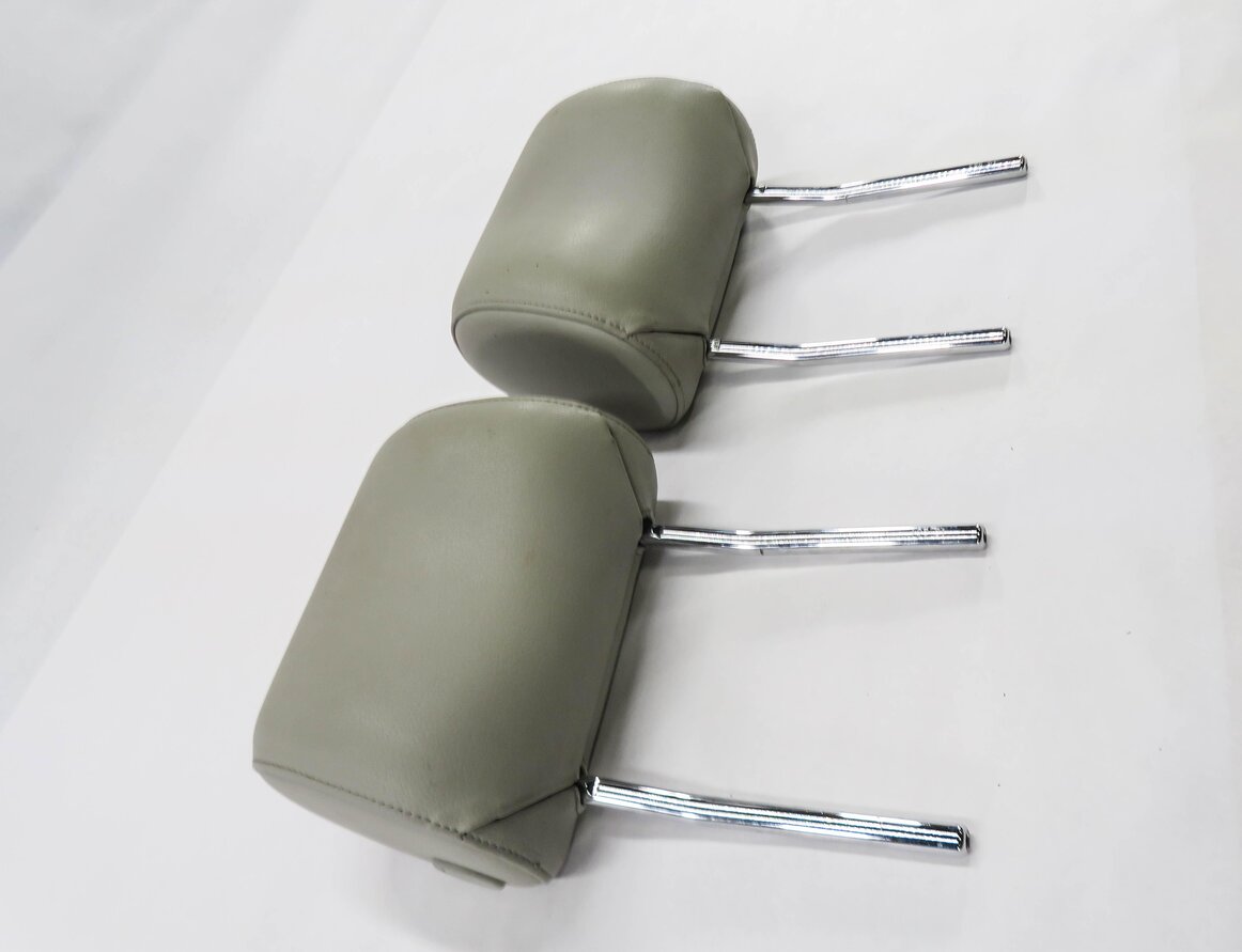 Thumbnail 3: 2014 AUDI Q7 (4L) FRONT LEFT & RIGHT SEAT HEADREST SET-2 (GRAY LEATHER)