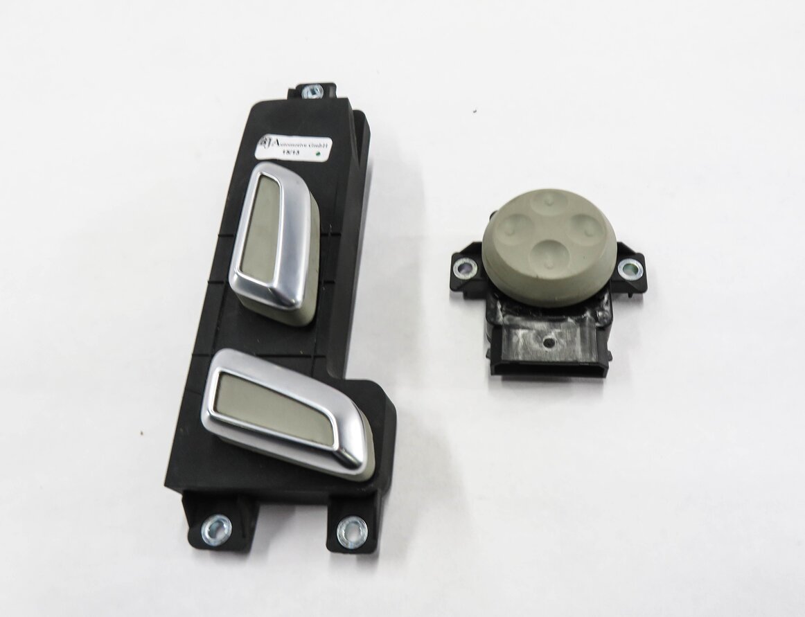 Thumbnail 2: 2014 AUDI Q7 (4L) LEFT FRONT DRIVER SEAT ADJSUMTENT SWITCH (GRAY)