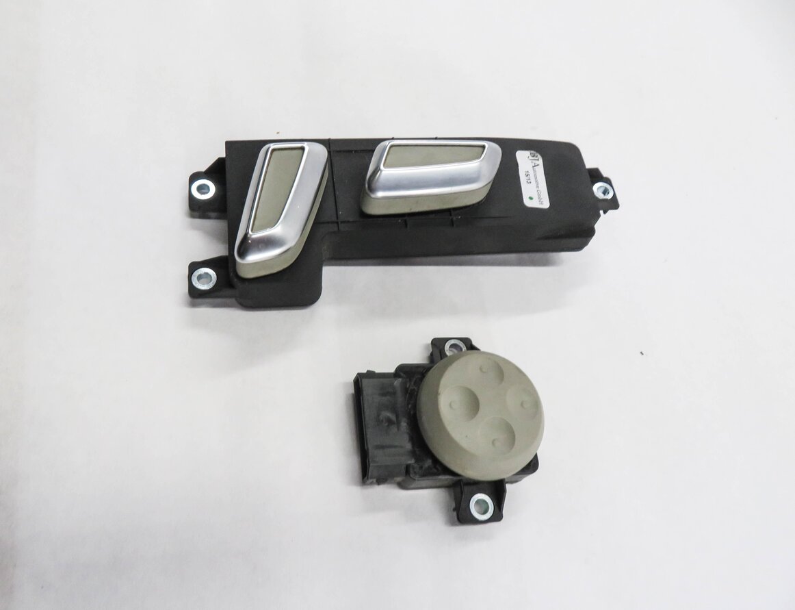 Thumbnail 4: 2014 AUDI Q7 (4L) LEFT FRONT DRIVER SEAT ADJSUMTENT SWITCH (GRAY)