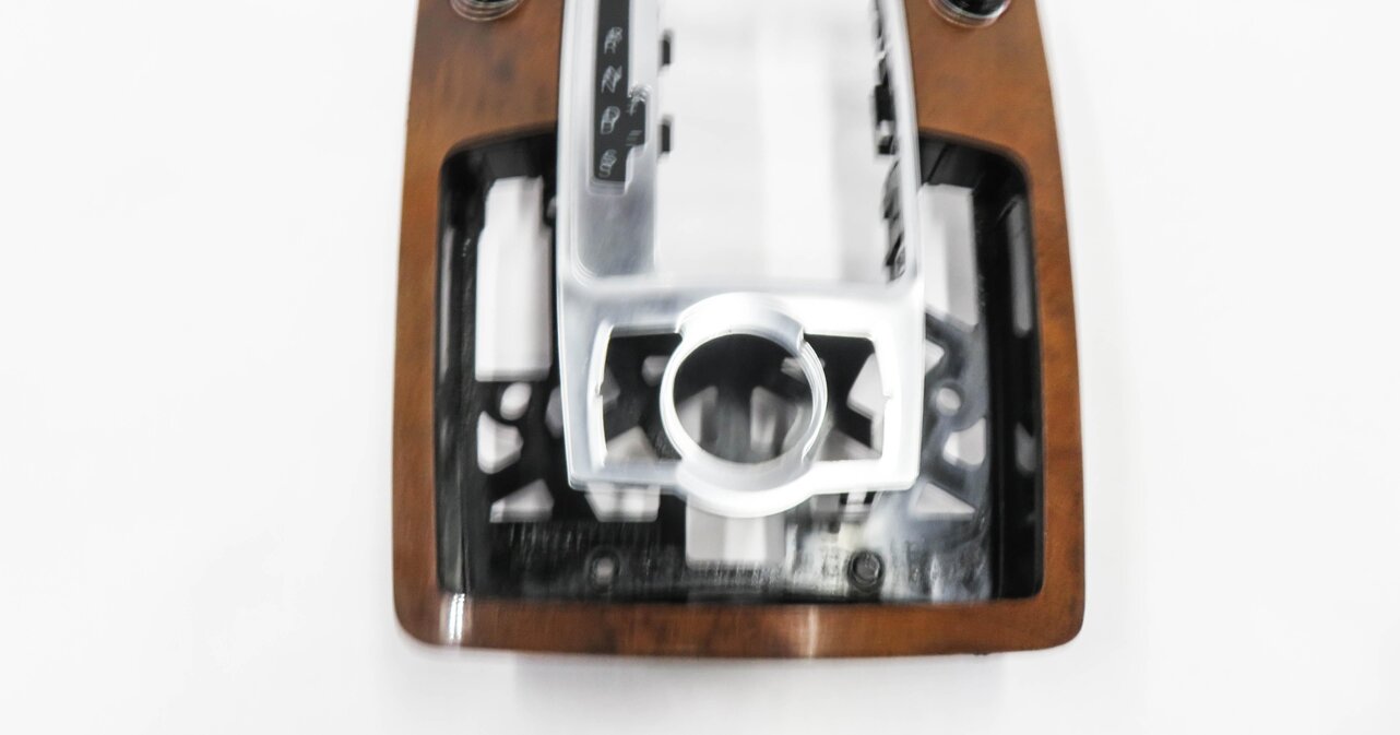 Thumbnail 3: 2014 AUDI Q7 (4L) DASH DOOR CONSOLE TRIM PANEL SET (BURR WALNUT WOOD GRAIN)