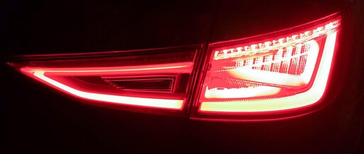 Thumbnail 3: 15-16 AUDI A3 S3 (8V) SEDAN / CONVERTIBLE - RIGHT LED TAILLIGHT BRAKE LIGHT LAMP
