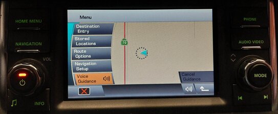 2010-2012 RANGE ROVER (L322) RADIO STEREO GPS NAVIGATION CAMERA DISPLAY SCREEN