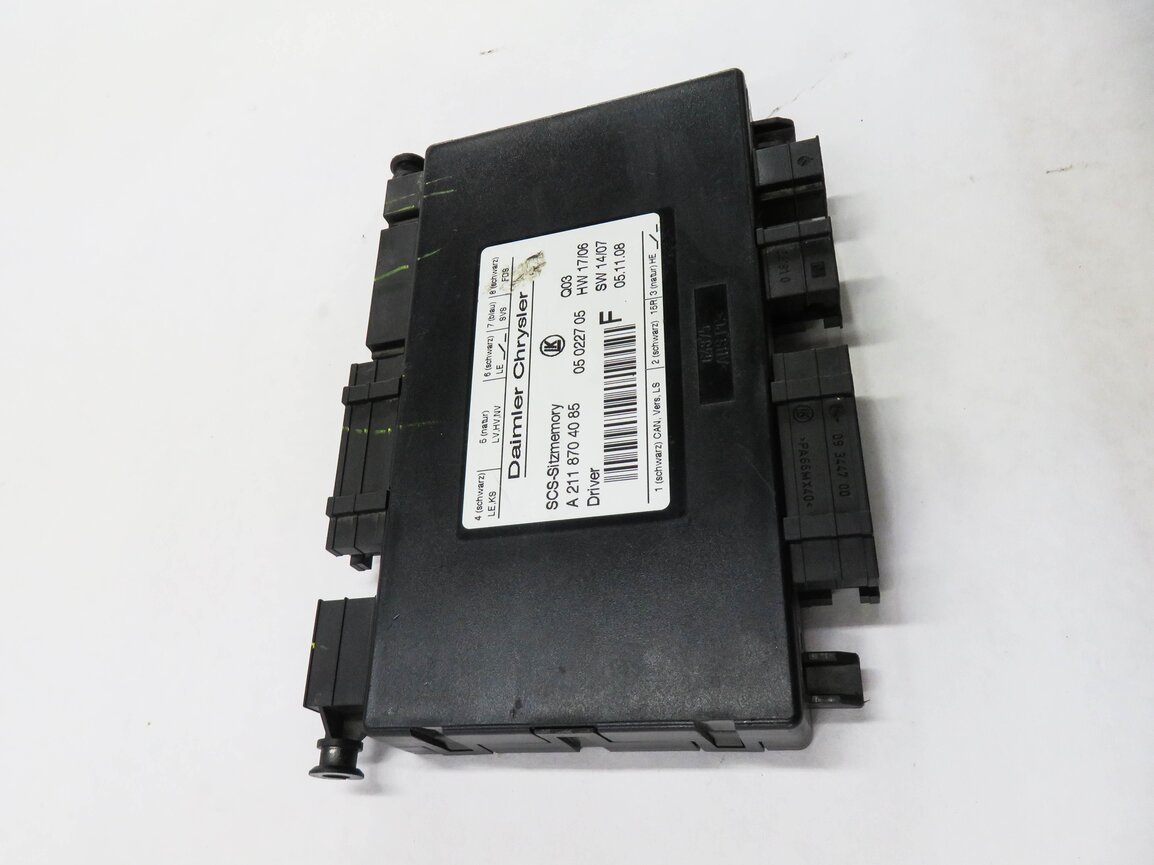 Thumbnail 3: 2009 MERCEDES GL320 (X164) LEFT FRONT DRIVER SEAT CONTROL MODULE