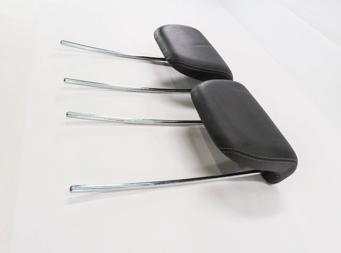Thumbnail 3: 2009 MERCEDES GL320 (X164) REAR 3rd THIRD ROW SEAT HEADREST SET-2 (BLACK)