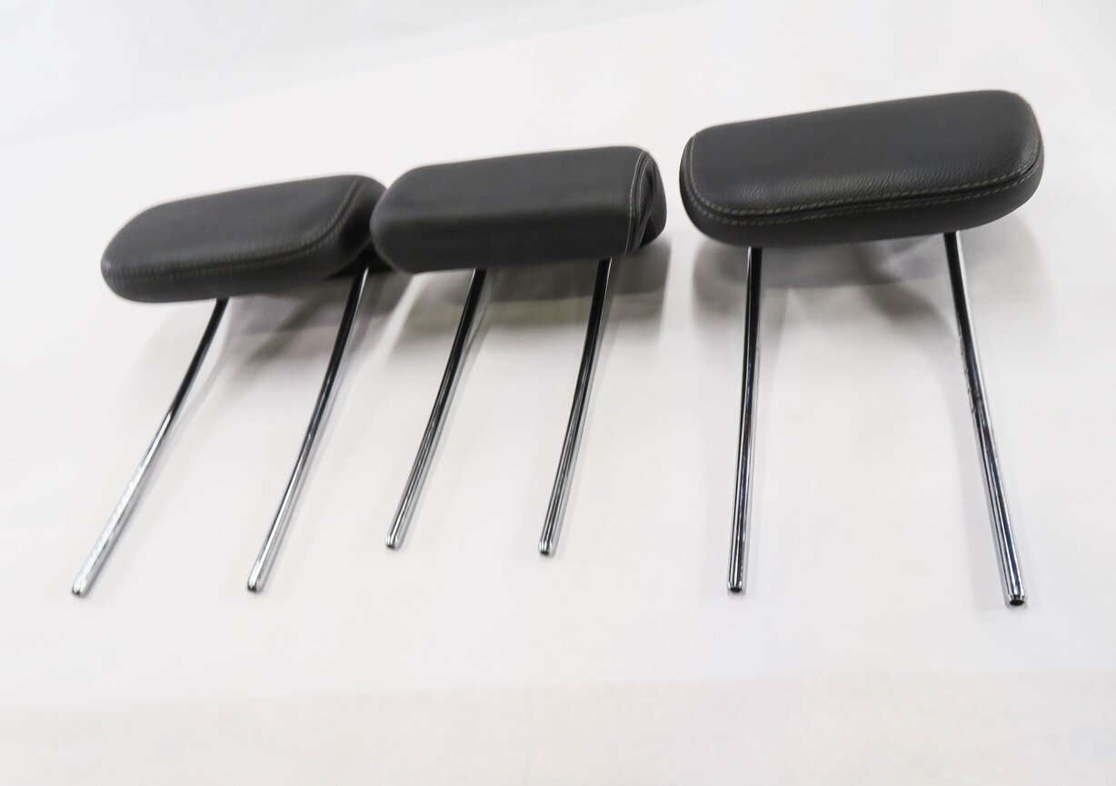 Thumbnail 2: 2009 MERCEDES GL320 (X164) REAR 2nd SECOND ROW SEAT HEADREST SET-3 (BLACK)